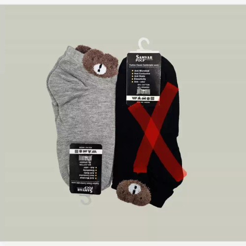 خرید جوراب مچی زنانه طرح تدی