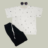 ست کراپ و شورتک فانتزی زنانه