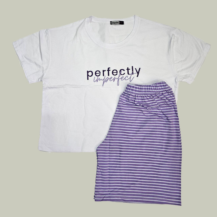 خرید ست کراپ و شورتک گلدوزی شده