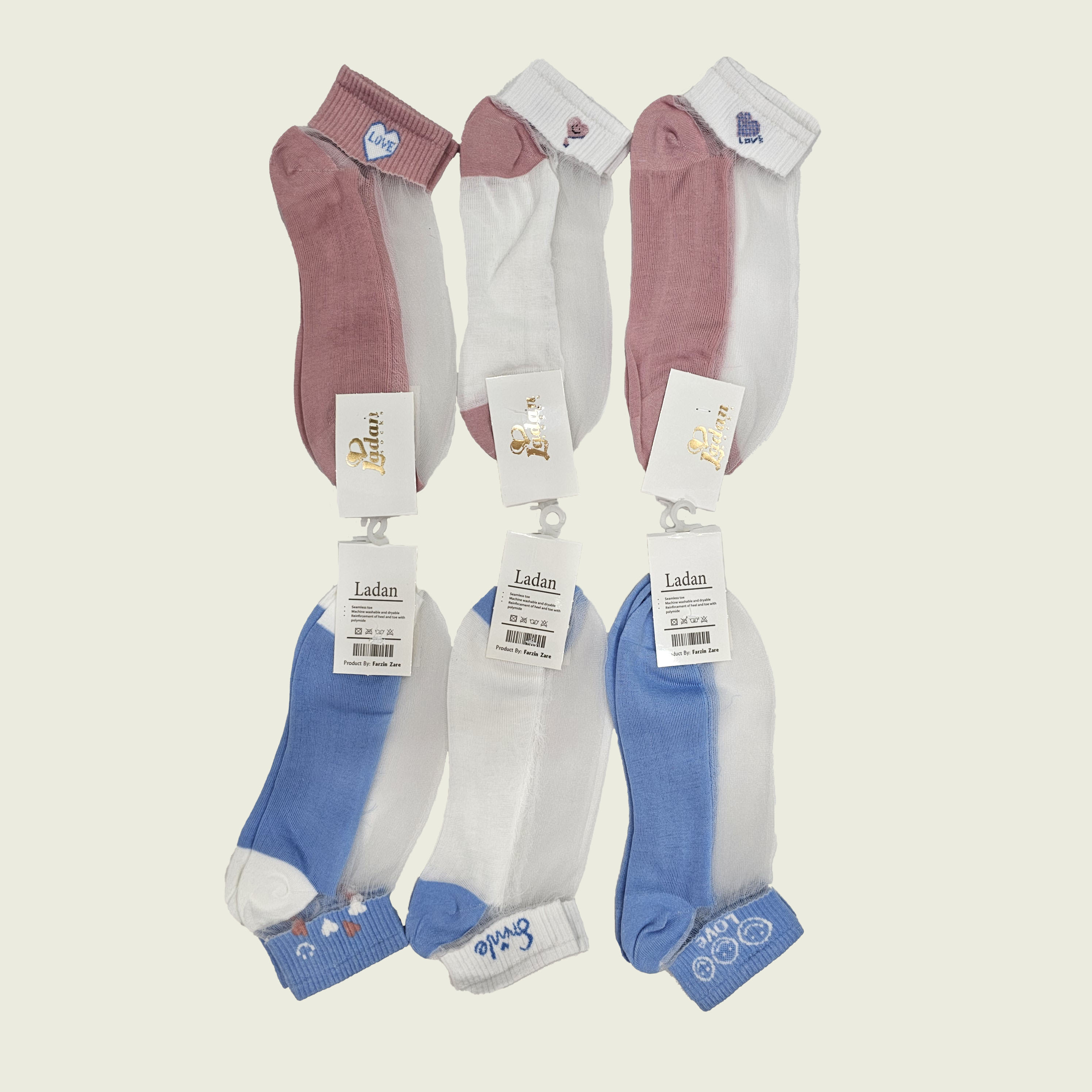 خرید جوراب مچی زنانه شیشه ای