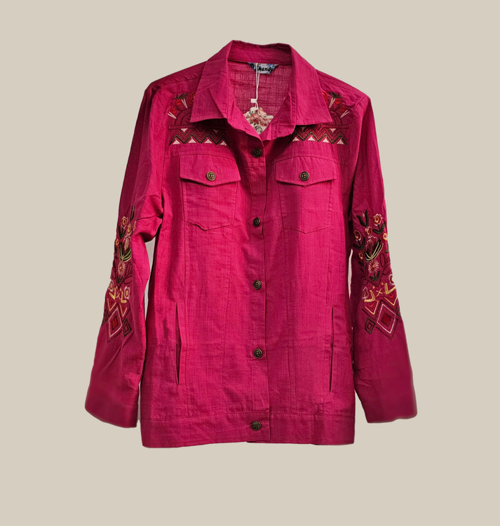 خرید کت دخترانه گلدوزی شده بدون آبرفت