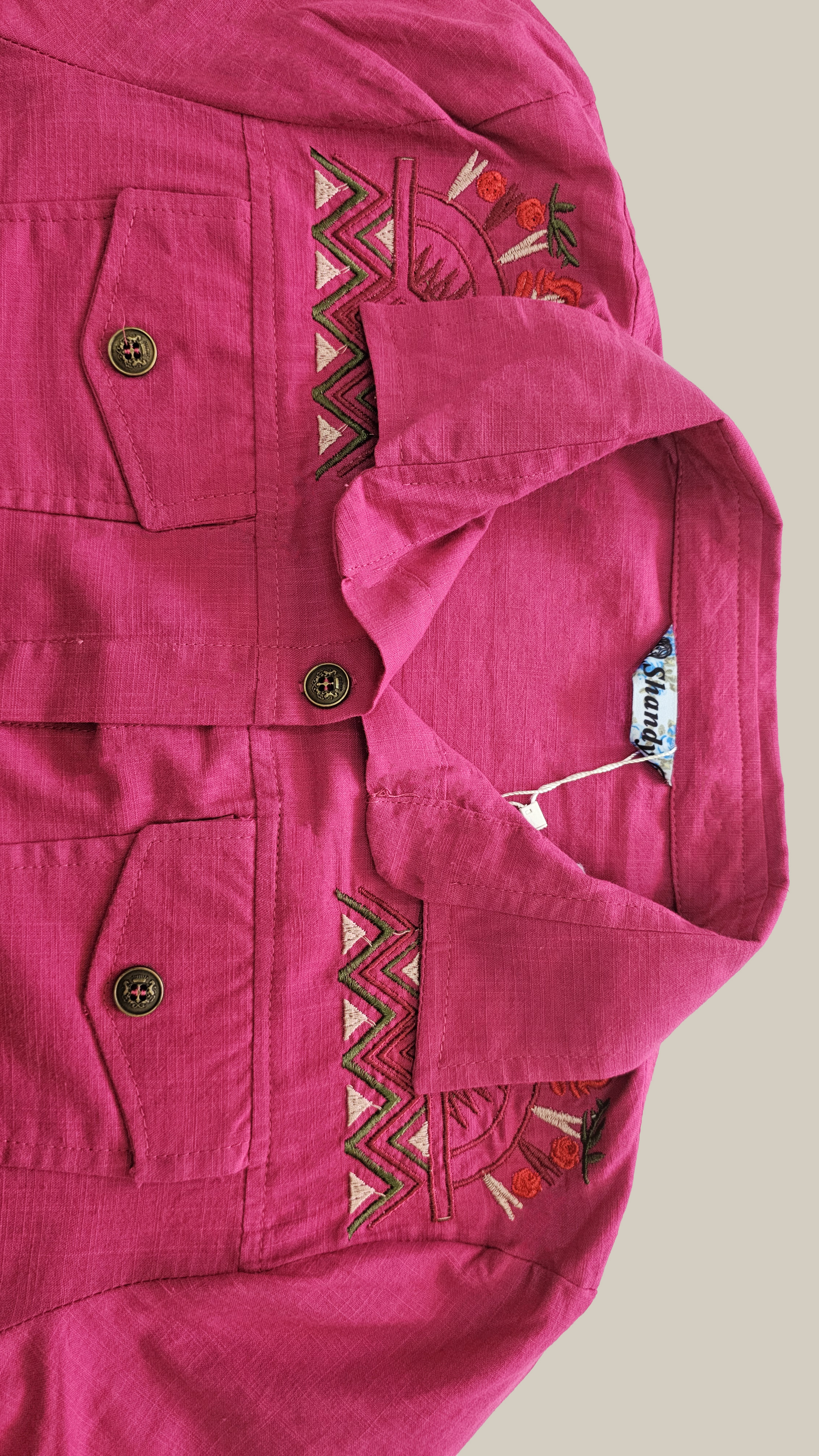 خرید کت دخترانه گلدوزی شده