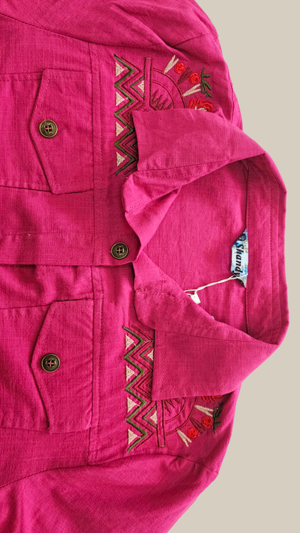 خرید کت دخترانه گلدوزی شده