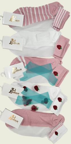 خرید جوراب شیشه ای توت فرنگی